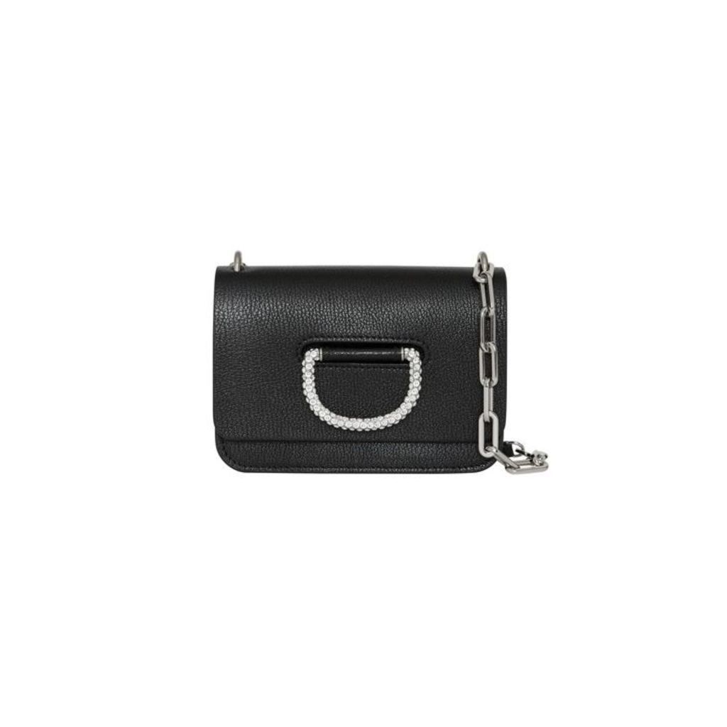 Burberry The Mini Leather Crystal D-ring Bag