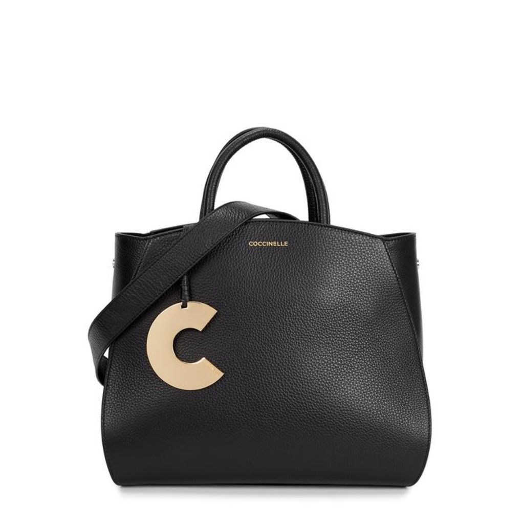 COCCINELLE Concrete Small Leather Top Handle Bag