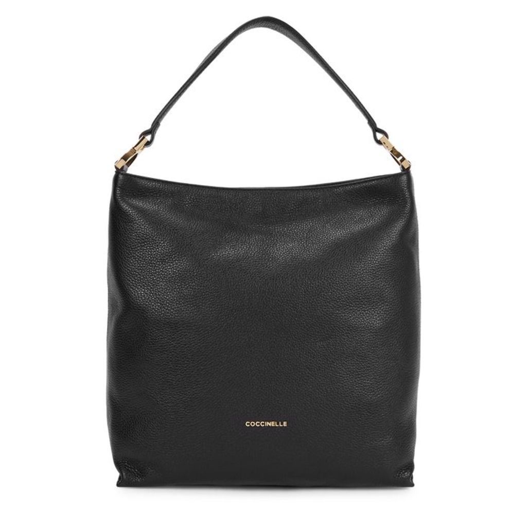 COCCINELLE Arlettis Black Leather Hobo Bag