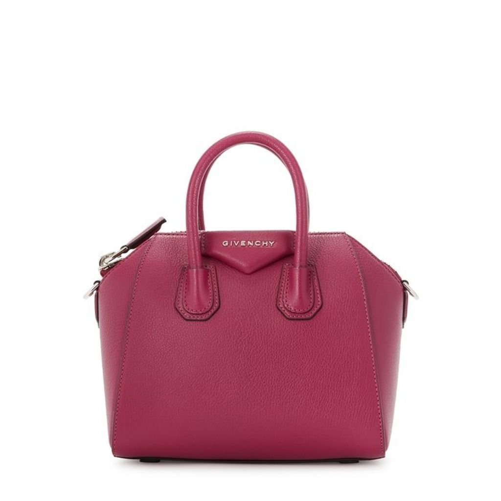 Givenchy Antigona Mini Pink Leather Top Handle Bag