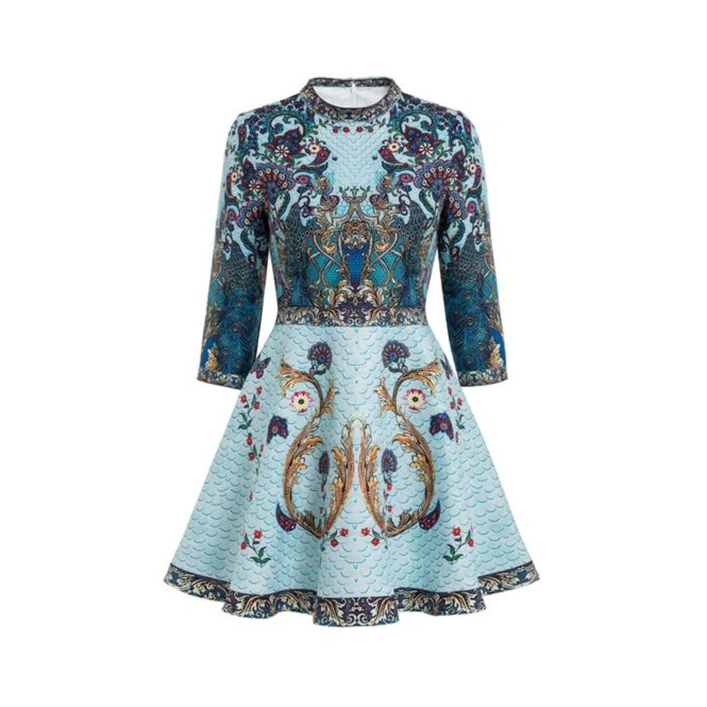 Comino Couture Comino Couture Peacock Skater Dress