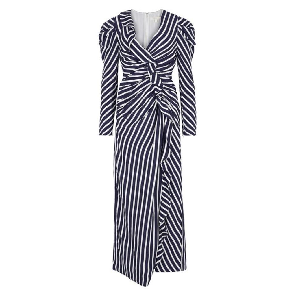 Jonathan Simkhai Striped Cupro-blend Maxi Dress