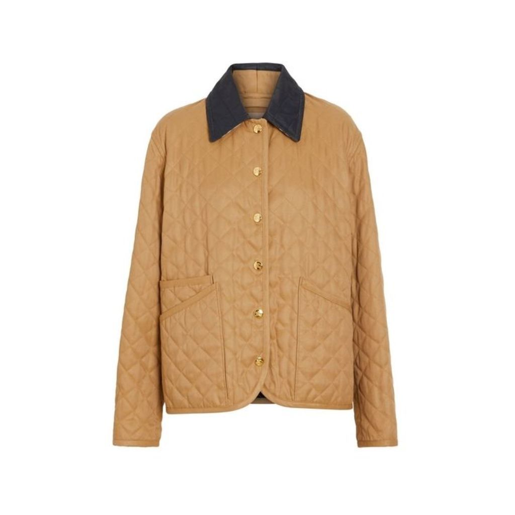 Burberry Diamond Quilted Barn Jacket