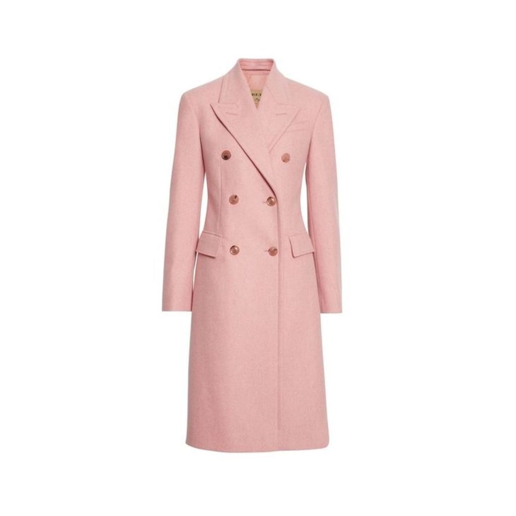 Burberry Double-breasted Wool Tailored Coat