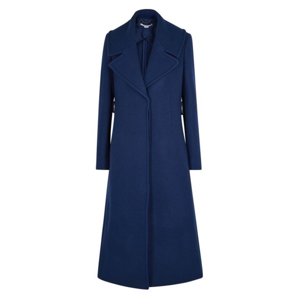 Stella McCartney Blue Wool Coat