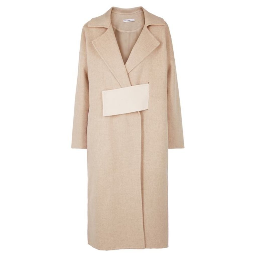 Rejina Pyo Kate Colour-block Wool-blend Coat