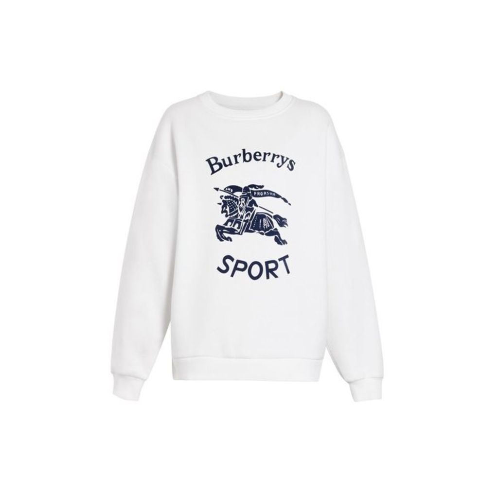 Burberry Archive Logo Cotton Blend Sweatshirt