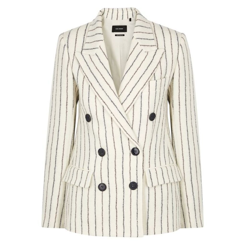 Isabel Marant Eleigh Striped Wool-blend Blazer