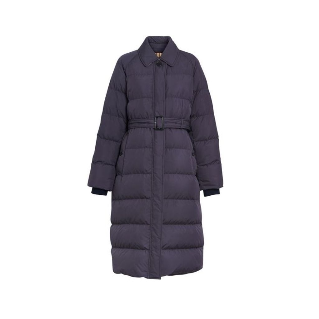 Burberry Belted Long Down-filled Puffer Coat