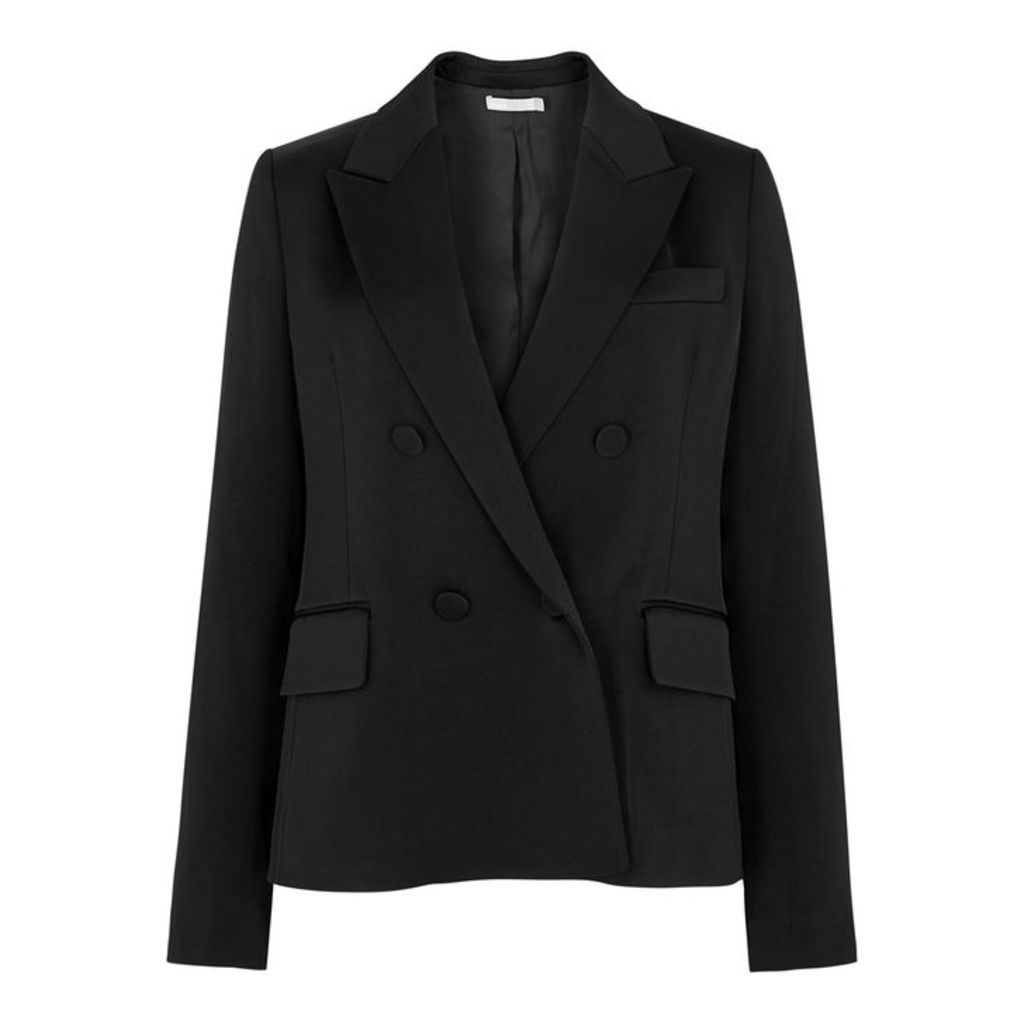 Vince Black Double-breasted Blazer