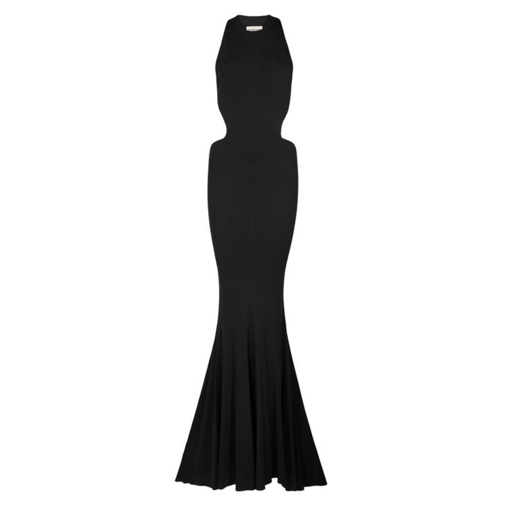 Alexandre Vauthier Black Open-back Stretch-jersey Gown