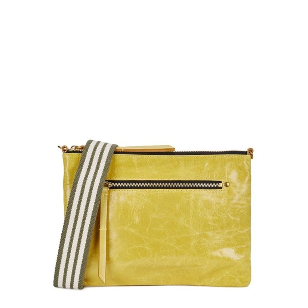 Isabel Marant Nessah Chartreuse Leather Cross-body Bag
