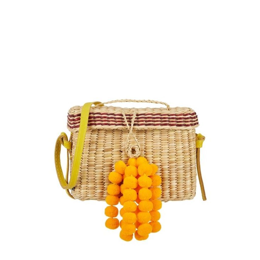 NANNACAY Roge Small Pompom Basket Bag