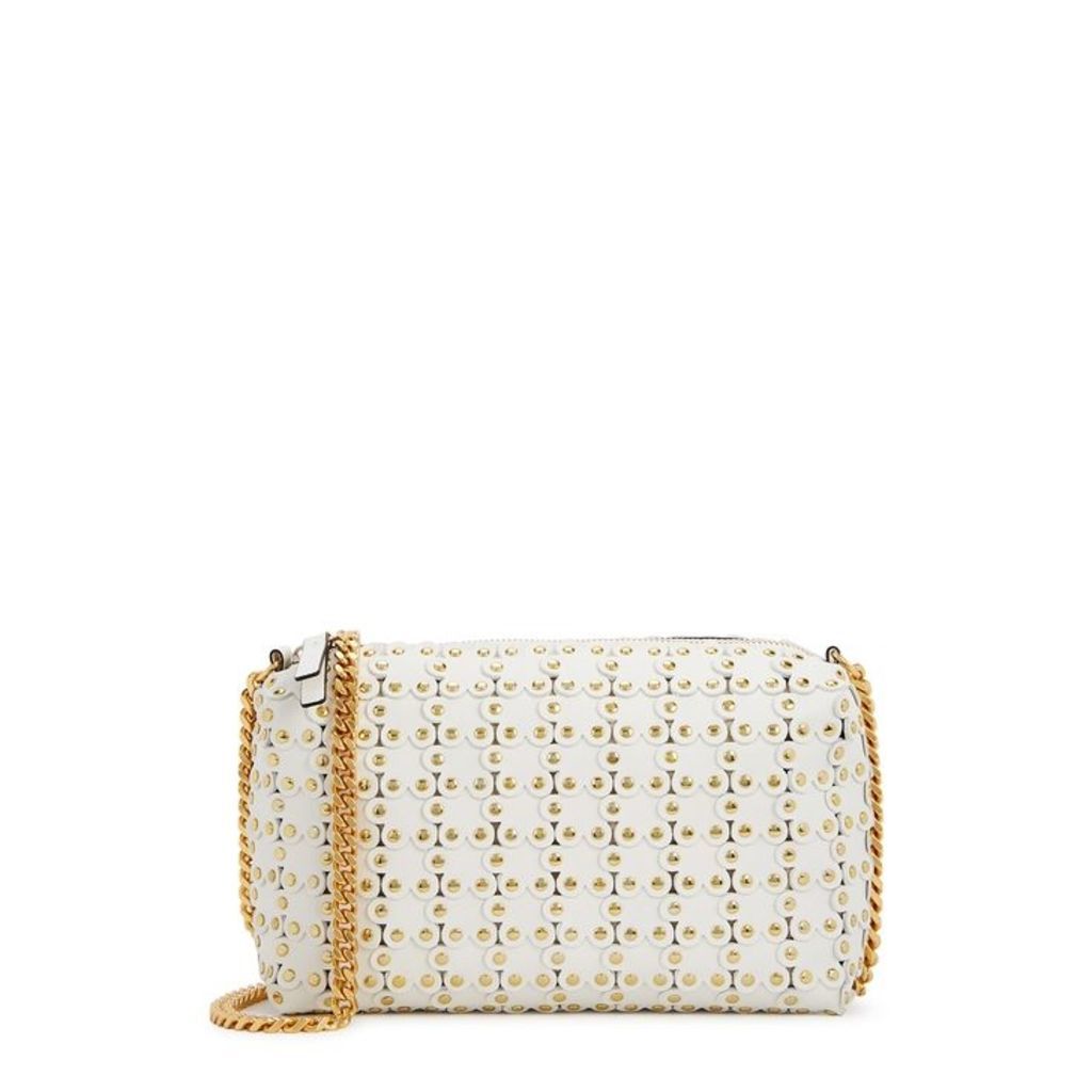 RedV Puzzle Off-white Leather Cross-body Bag