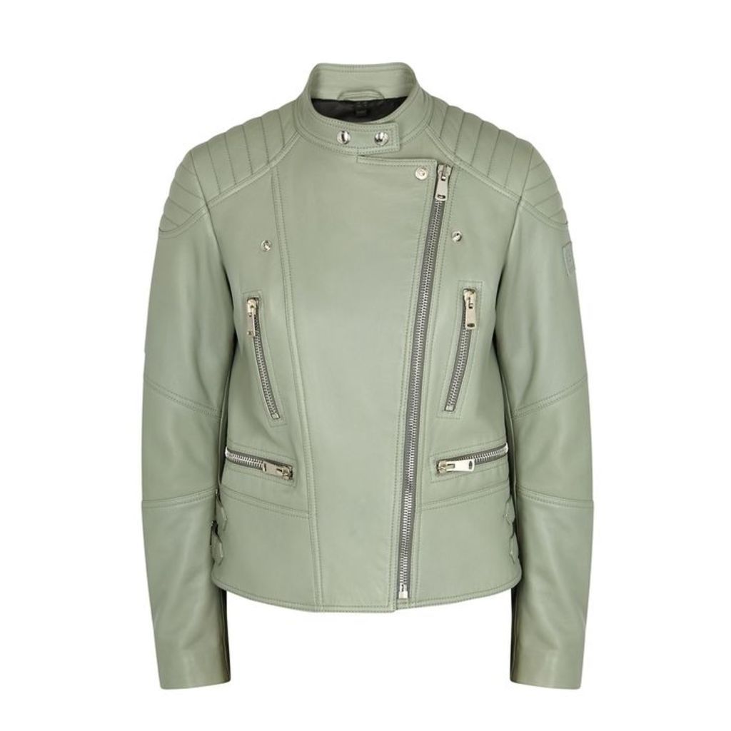 Belstaff Sidney 3.0 Sage Leather Jacket