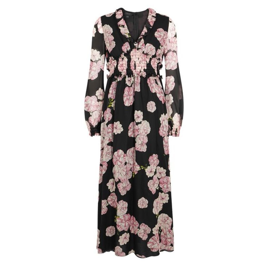Giambattista Valli Floral-print Silk Chiffon Midi Dress