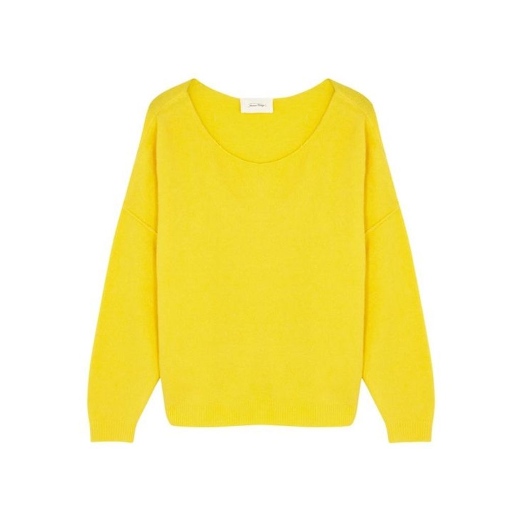 American Vintage Damsville Yellow Knitted Jumper
