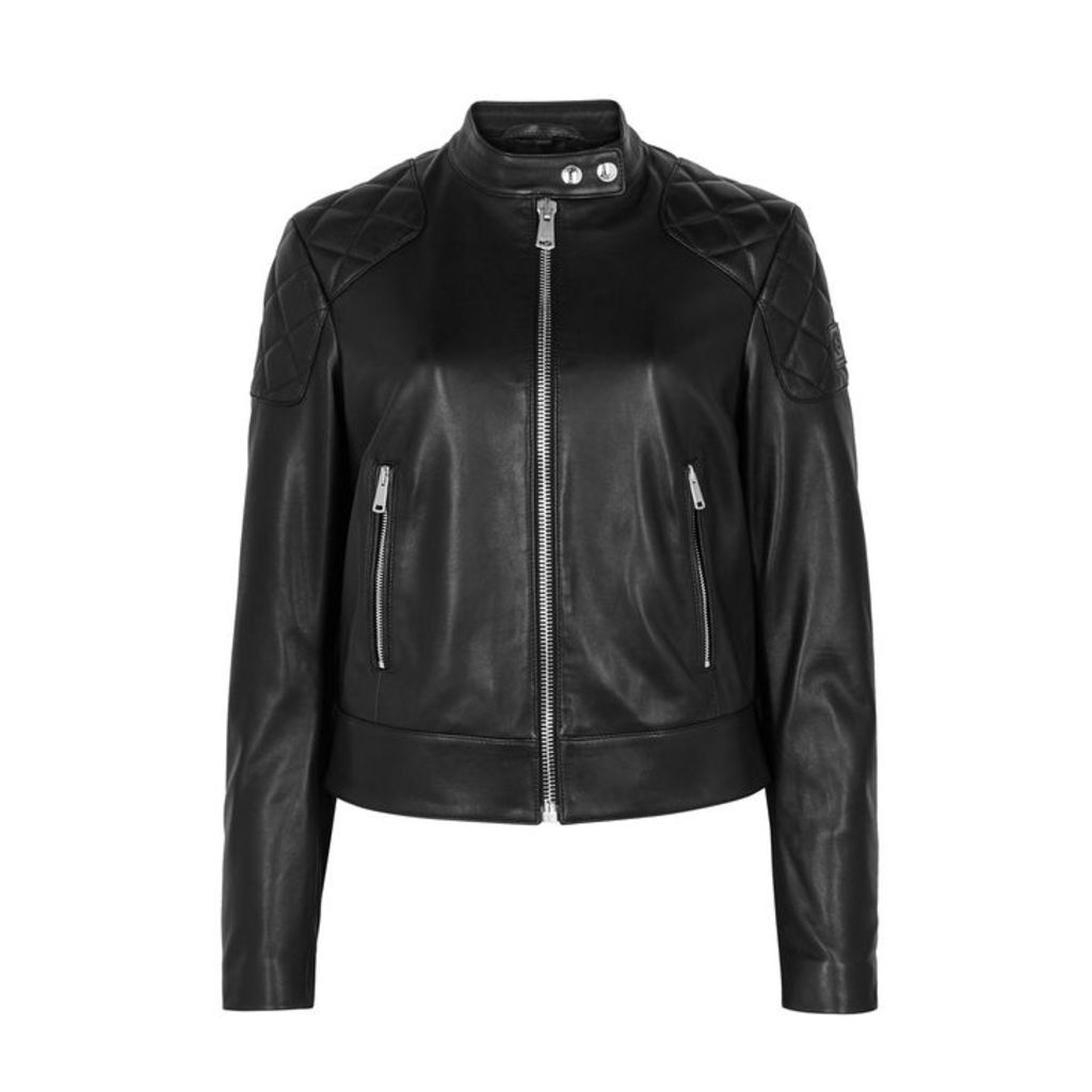 Belstaff Belhaven Black Leather Jacket