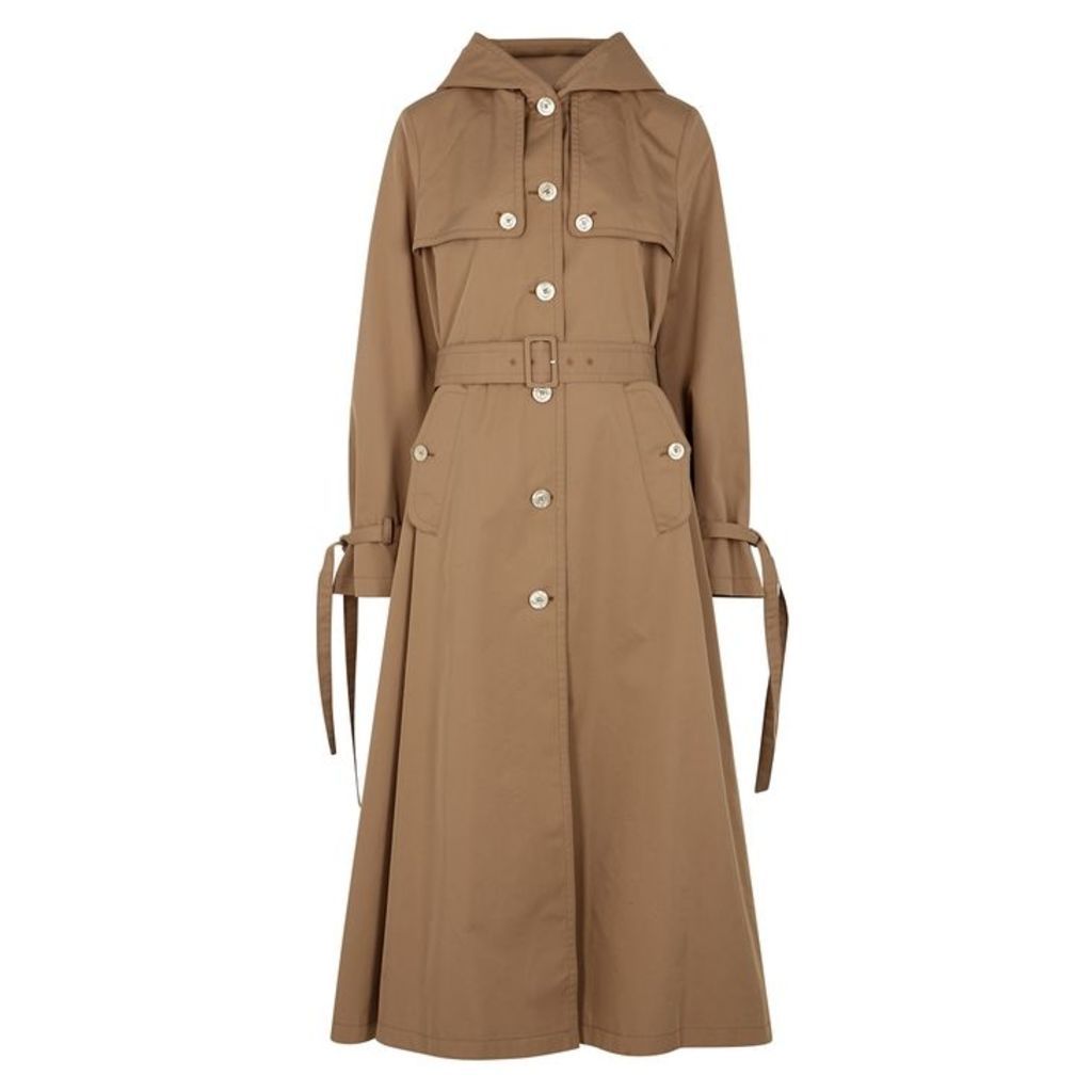 Gucci Brown Cotton-blend Trench Coat