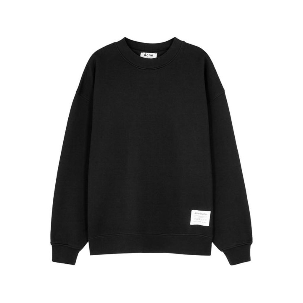 Acne Studios Black Cotton Sweatshirt