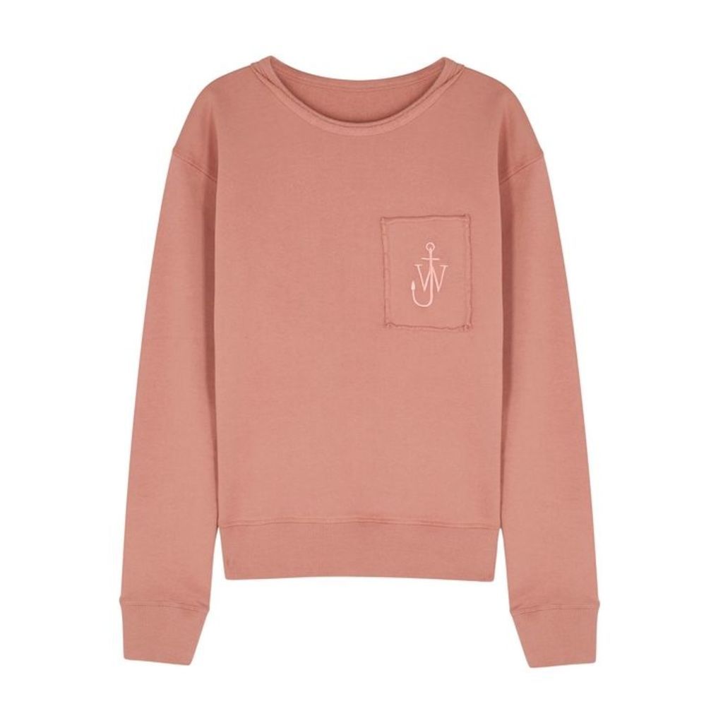JW Anderson Pink Cotton Jersey Sweatshirt