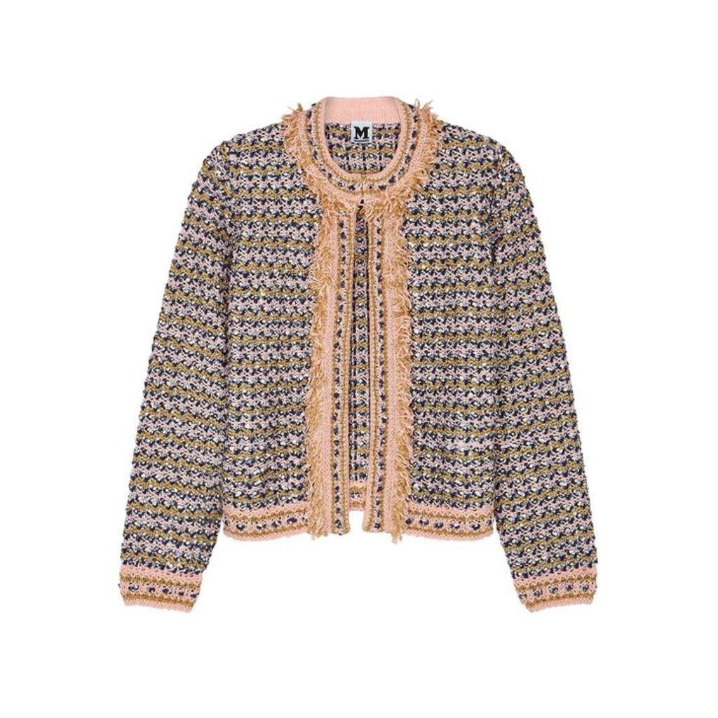 M Missoni Metallic Knitted-tweed Jacket