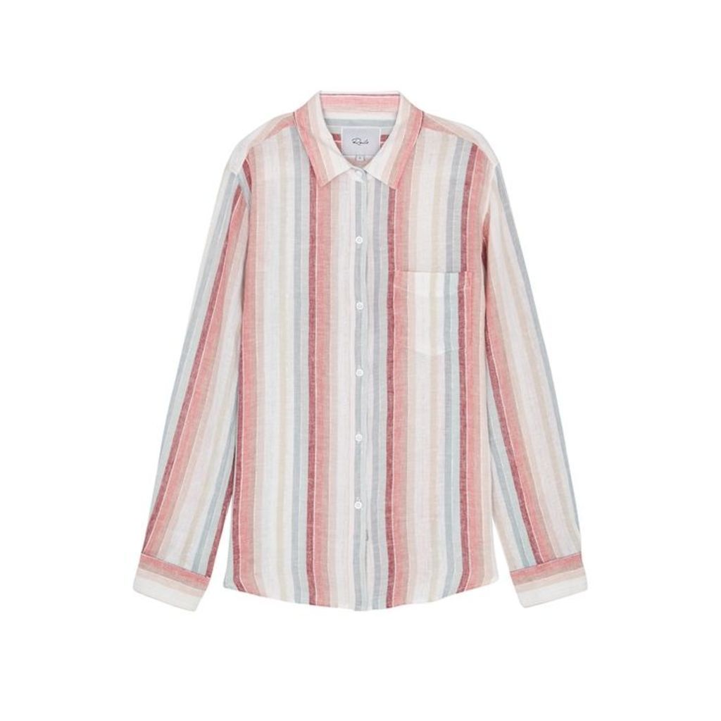 Rails Charli Striped Linen-blend Shirt