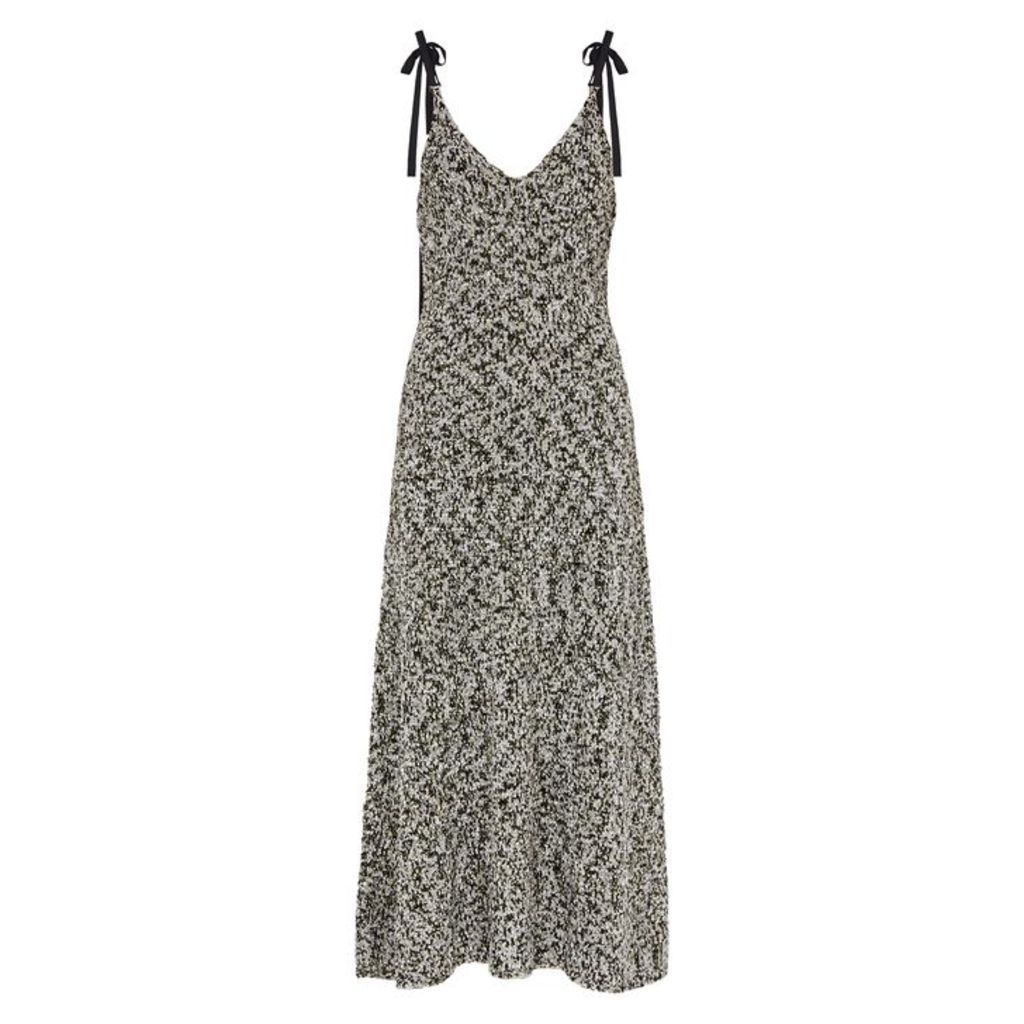 Loewe Metallic Textured-knit Dress