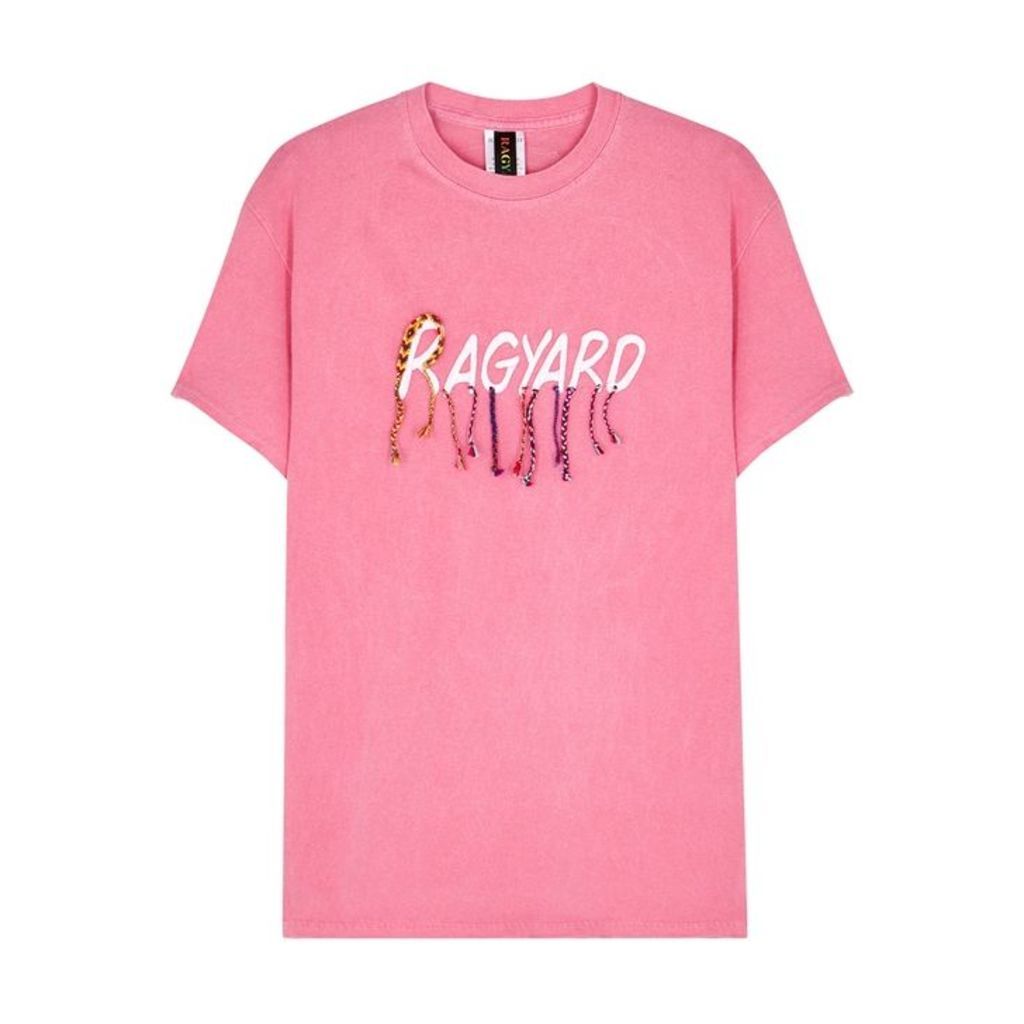 RAGYARD Friendship Light Pink Cotton T-shirt