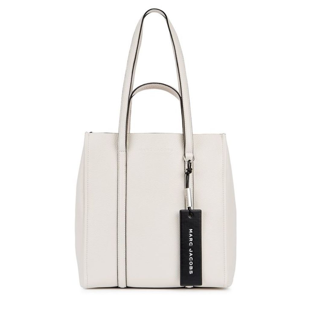 Marc Jacobs The Tag Tote 27 Ivory Leather Bag