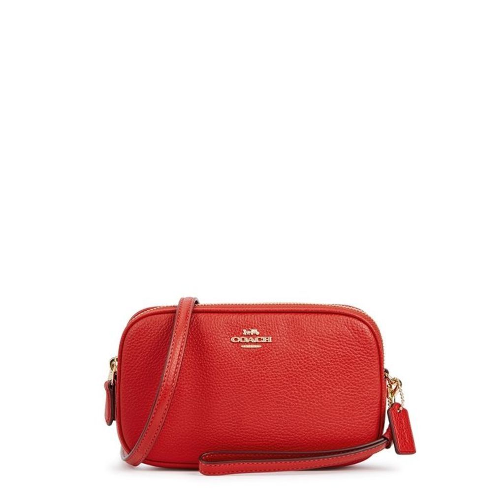 Coach Red Leather Cross-body Bag