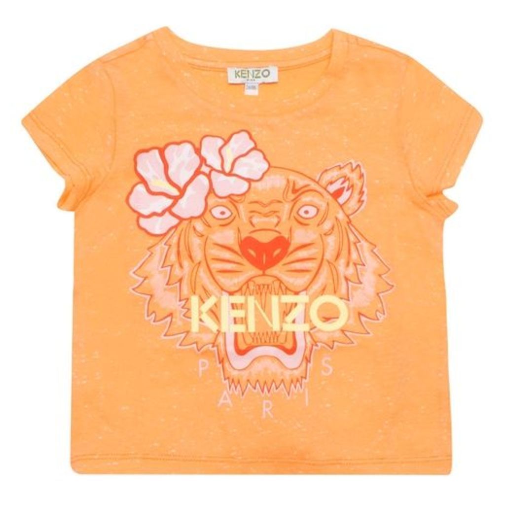 Kenzo Orange Tiger T-shirt