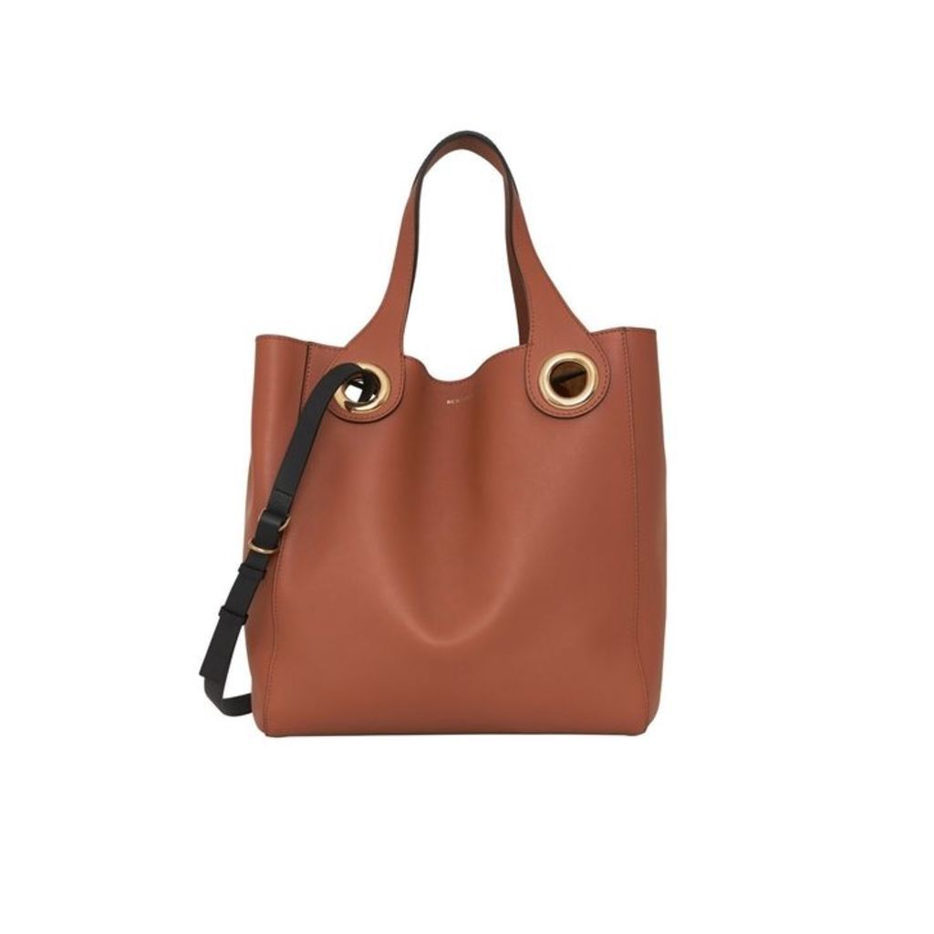 Burberry The Leather Grommet Detail Tote