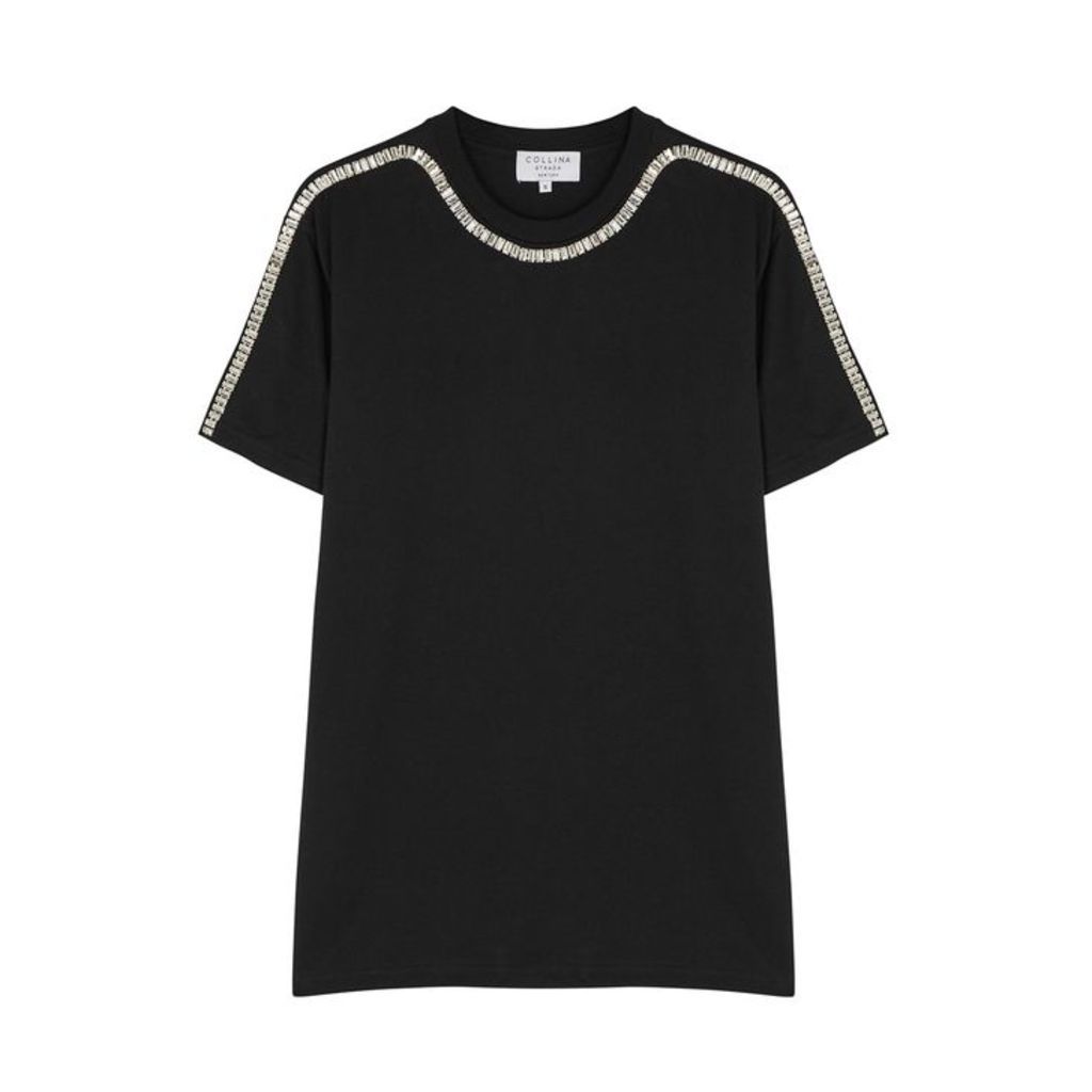 Collina Strada Sporty Spice Black Cotton T-shirt