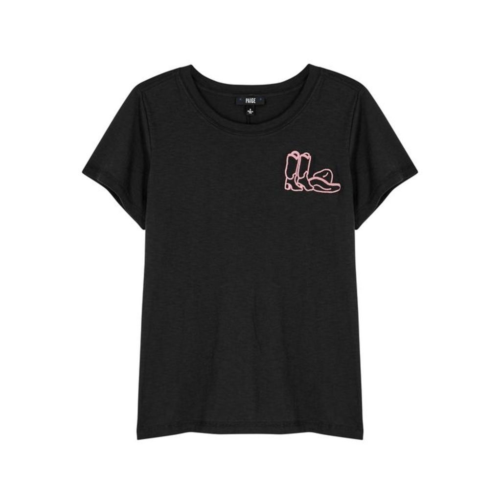 Paige Ellison Black Jersey T-shirt
