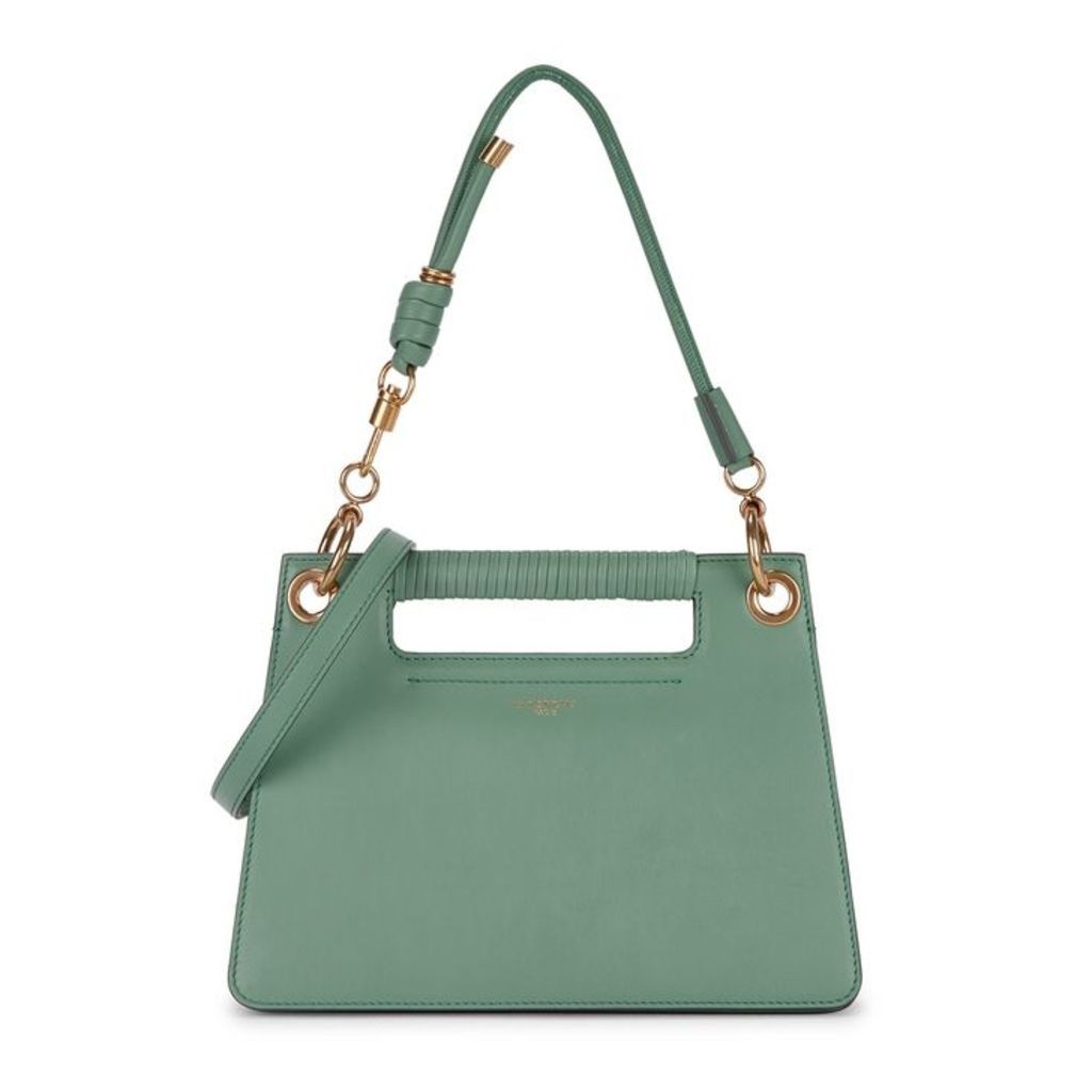 Givenchy Whip Green Leather Top Handle Bag