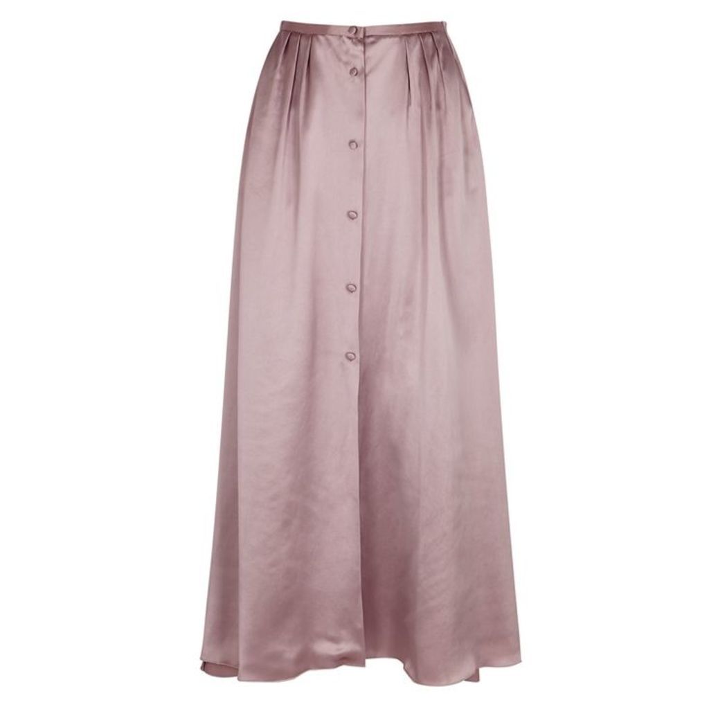 Forte forte Dusty Pink Satin Skirt