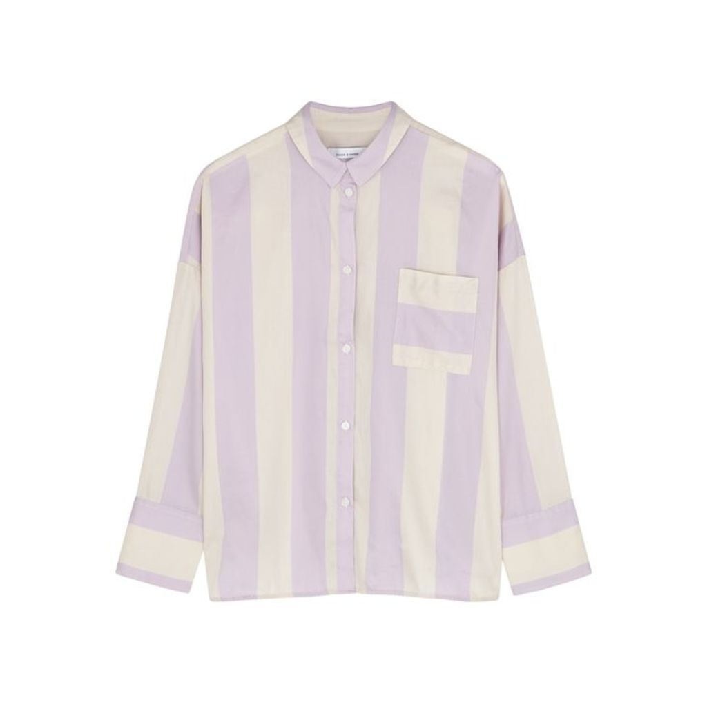 SamsÃ¸e & SamsÃ¸e Oana Striped Cotton Shirt