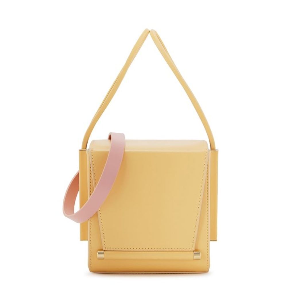 Roksanda Yellow Leather Box Cross-body Bag