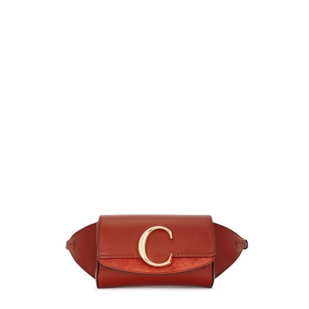 Chloé Chloé C Chestnut Leather Belt Bag