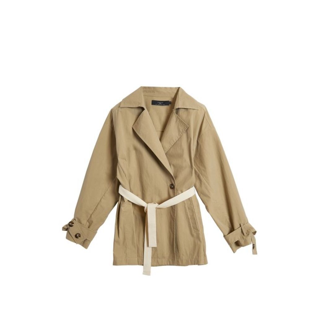 On Parle De Vous Belted Fluid Trench