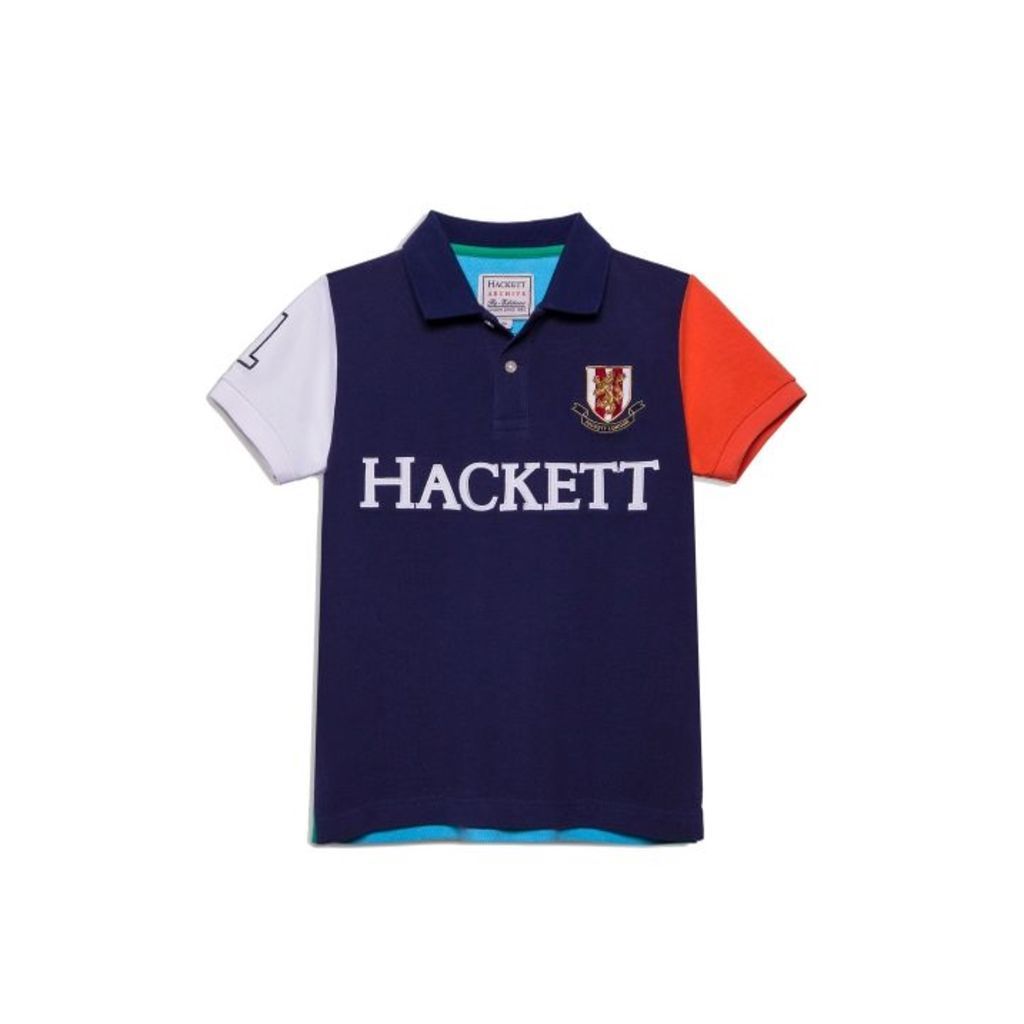 Hackett Multi-coloured Cotton Short-sleeved Polo Shirt