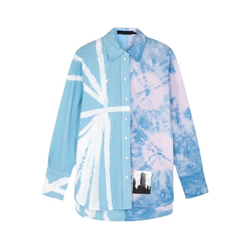 Proenza Schouler Tie-dye AppliquÃ©d Cotton Shirt