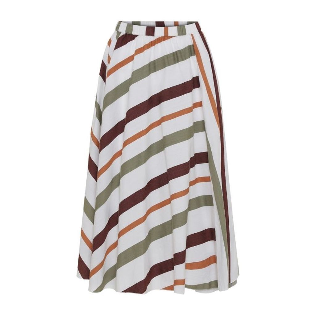 Moshi Moshi Mind Ceres Skirt Safari Stripe - S - Safari Stripe