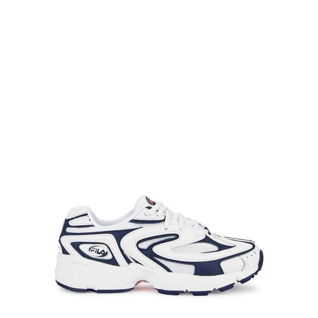 Fila Creator White Leather And Mesh Sneakers
