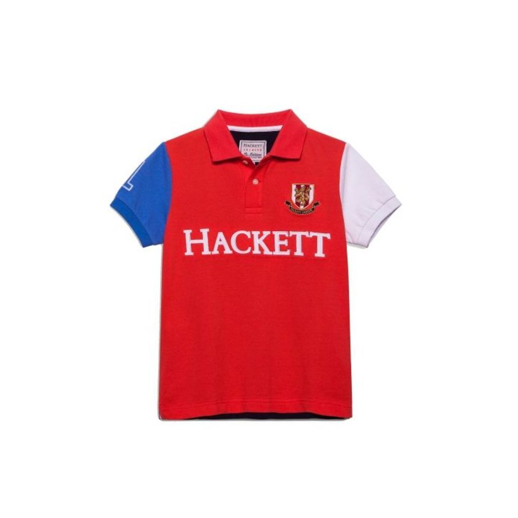 Hackett Multi-coloured Cotton Short-sleeved Polo Shirt