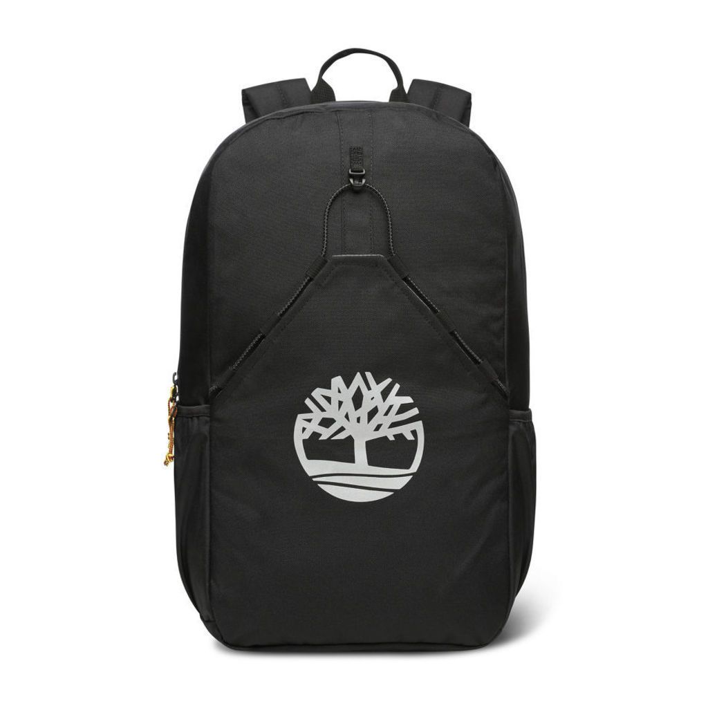 Timberland Large Bungee Backpack In Black Black Unisex, Size ONE