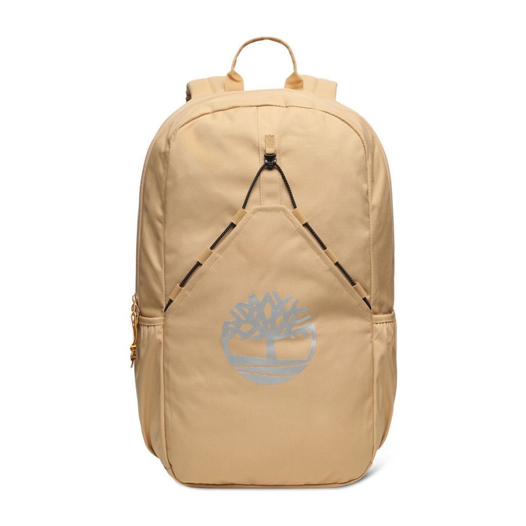 Timberland Large Bungee Backpack In Beige Beige Unisex, Size ONE
