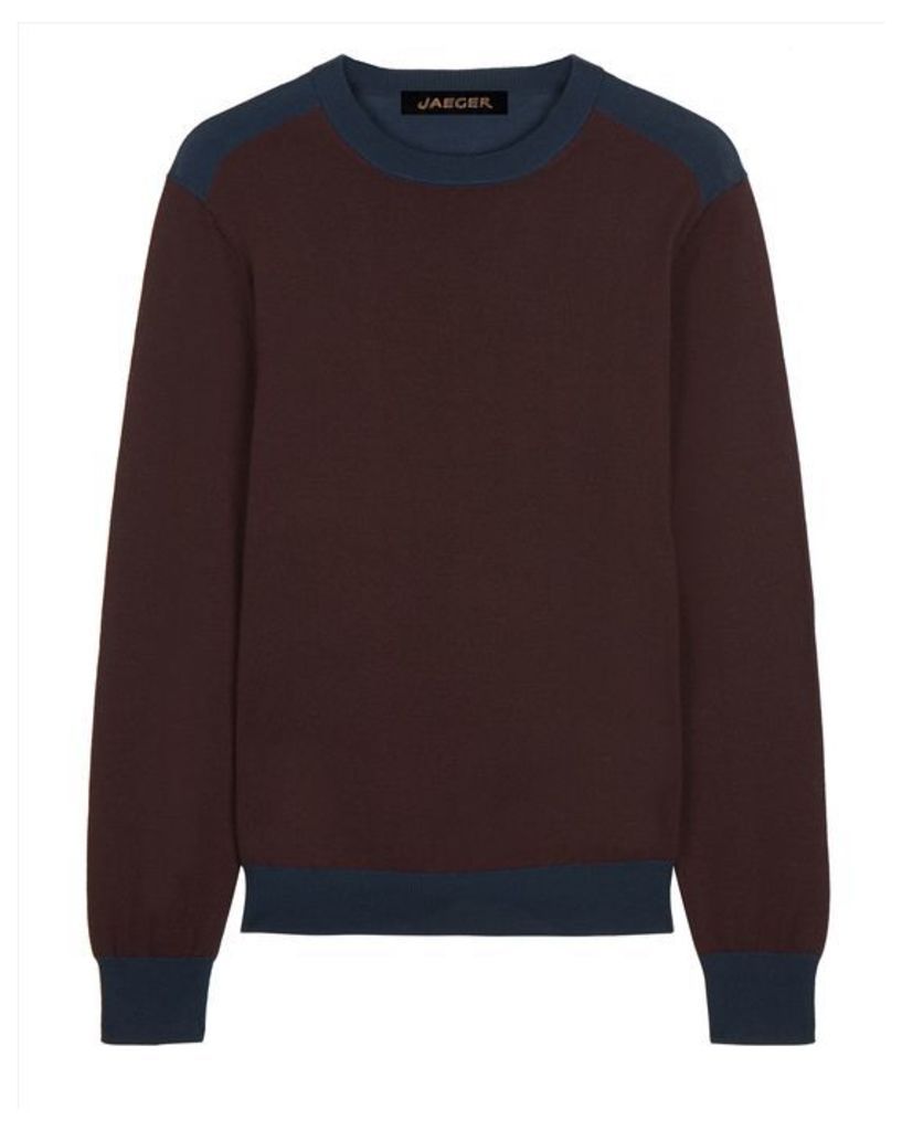 Merino Colour Block Sweater