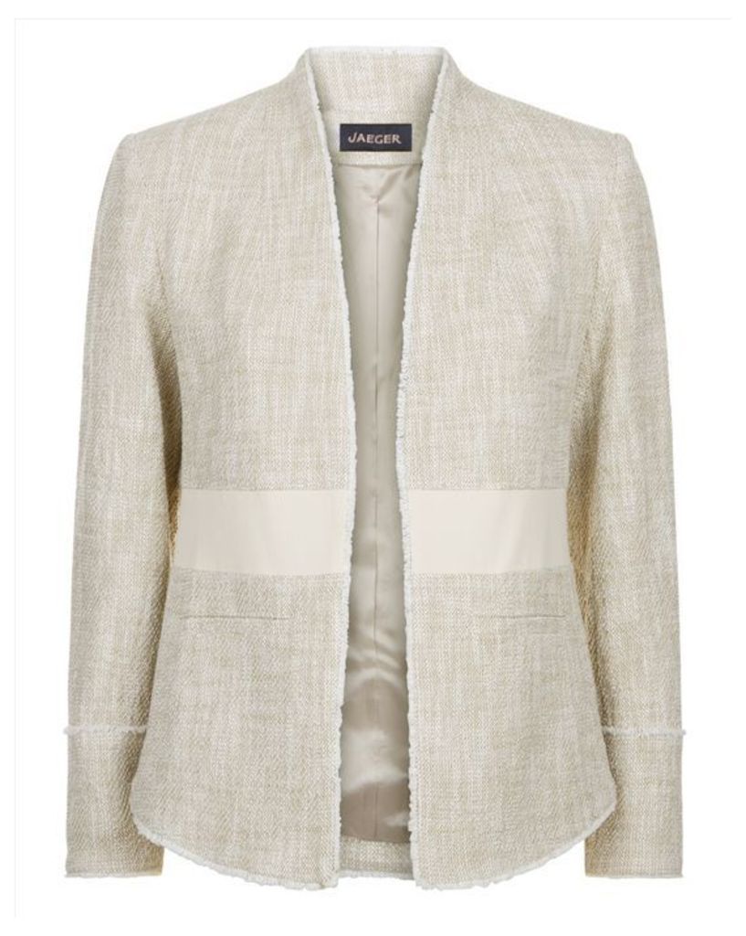 Cotton Tweed Tailored Jacket